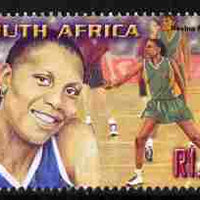 South Africa 2001 Sporting Heroes - Rosina Magola (netball) 1r40 unmounted mint SG 1252