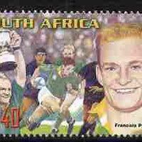 South Africa 2001 Sporting Heroes - Francois Pienaar (rugby) 1r40 unmounted mint SG 1250