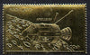 Nagaland 1972 Apollo 15 2ch value embossed in gold foil (perf) unmounted mint