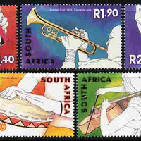 South Africa 2001 Musical Instruments perf set of 5 unmounted mint SG 1345-49