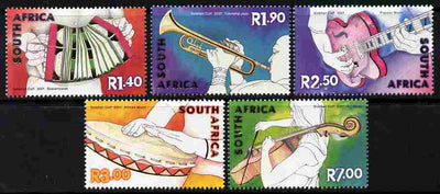South Africa 2001 Musical Instruments perf set of 5 unmounted mint SG 1345-49