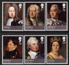 Great Britain 2011 The Hanoverians perf set of 6 unmounted mint
