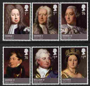 Great Britain 2011 The Hanoverians perf set of 6 unmounted mint