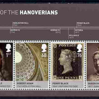 Great Britain 2011 The Hanoverians perf m/sheet unmounted mint