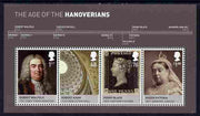 Great Britain 2011 The Hanoverians perf m/sheet unmounted mint
