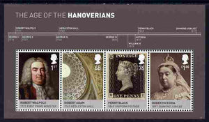 Great Britain 2011 The Hanoverians perf m/sheet unmounted mint