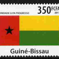 Guinea - Bissau 2011 National Flag,350f unmounted mint