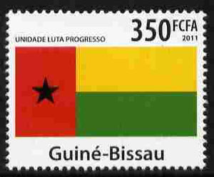 Guinea - Bissau 2011 National Flag,350f unmounted mint