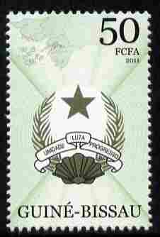 Guinea - Bissau 2011 Coat of Arms 50f unmounted mint