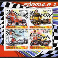 Guinea - Bissau 2011 Formula 1 perf sheetlet containing 4 values unmounted mint