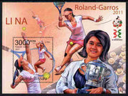 Guinea - Bissau 2011 Li Na (tennis) perf m/sheet unmounted mint