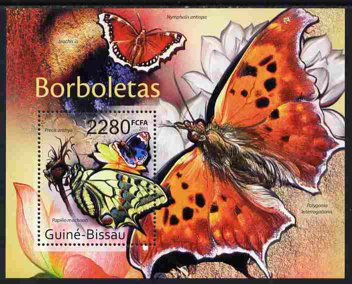 Guinea - Bissau 2011 Butterflies #1 perf m/sheet unmounted mint