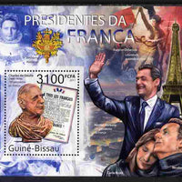 Guinea - Bissau 2011 French Presidents perf m/sheet unmounted mint