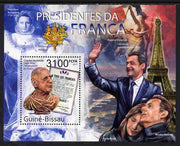 Guinea - Bissau 2011 French Presidents perf m/sheet unmounted mint