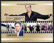 Guinea - Bissau 2011 90th Birth Anniversary of Yves Montand perf m/sheet unmounted mint