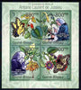Guinea - Bissau 2011 75th death Anniversary of Antoine Laurent de Jussieu (botanist) perf sheetlet containing 4 values unmounted mint