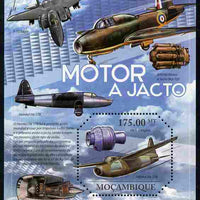 Mozambique 2011 Jet Aircraft perf m/sheet unmounted mint