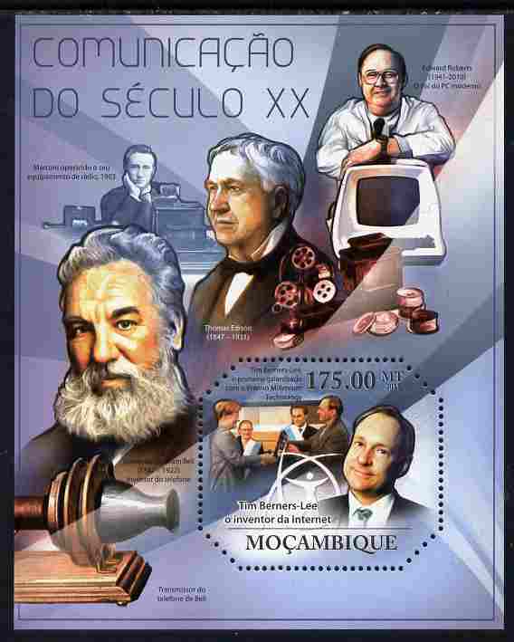 Mozambique 2011 Communication in the 20th Century perf m/sheet unmounted mint