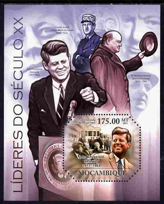 Mozambique 2011 Leaders of the 20th Century #1 perf m/sheet unmounted mint