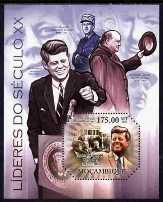 Mozambique 2011 Leaders of the 20th Century #1 perf m/sheet unmounted mint
