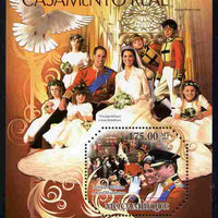 Mozambique 2011 Royal Wedding (William & Kate) perf m/sheet unmounted mint