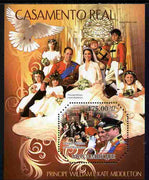 Mozambique 2011 Royal Wedding (William & Kate) perf m/sheet unmounted mint