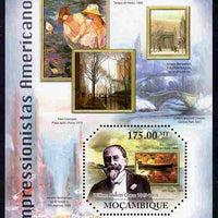 Mozambique 2011 American Impressionists perf m/sheet unmounted mint