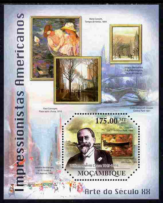 Mozambique 2011 American Impressionists perf m/sheet unmounted mint