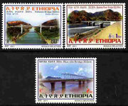 Ethiopia 2011 Bridges perf set of 3 values unmounted mint