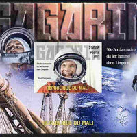 Mali 2011 50th Anniversary of First Man in Space - Yuri Gagarin imperf m/sheet unmounted mint. Note this item is privately produced and is offered purely on its thematic appeal, it has no postal validity