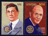Lesotho 2002 25th Anniversary of Rotary International perf set of 2 unmounted mint SG 1890-91