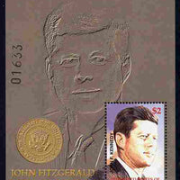 Micronesia 2002 85th Birth Anniversary of John F Kennedy perf m/sheet unmounted mint SG MS 1187b