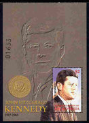Micronesia 2002 85th Birth Anniversary of John F Kennedy perf m/sheet unmounted mint SG MS 1187b