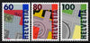 Switzerland 1993 150th Anniversary of Swiss Postage Stamps perf set of 3 unmounted mint SG 1259-61