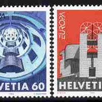 Switzerland 1993 Europa - Contemporary Atchitecture perf set of 2 unmounted mint SG 1266-67
