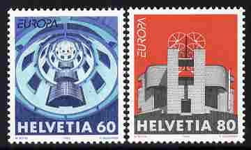 Switzerland 1993 Europa - Contemporary Atchitecture perf set of 2 unmounted mint SG 1266-67