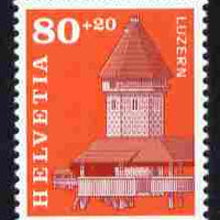 Switzerland 1993 Kapell Bridge 80c+20c unmounted mint SG 1276