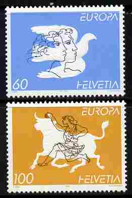Switzerland 1995 Europa - Peace and Freedom perf set of 2 unmounted mint SG 1305-6