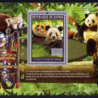 Guinea - Conakry 2011 Pandas perf s/sheet unmounted mint
