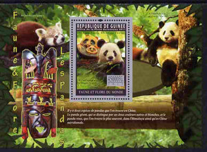 Guinea - Conakry 2011 Pandas perf s/sheet unmounted mint