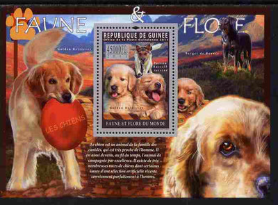 Guinea - Conakry 2011 Dogs perf s/sheet unmounted mint