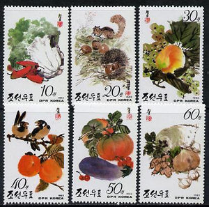 North Korea 1993 Fruit & Vegetables set of 6 unmounted mint*