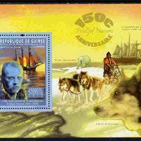 Guinea - Conakry 2011 150th Birth Anniversary of Fridtjof Nansen perf s/sheet unmounted mint