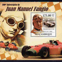 Mozambique 2011 Birth Centenary of Juan Manuel Fangio perf s/sheet unmounted mint Michel BL 453