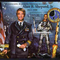 Mozambique 2011 Alan B Shepard - 50th Anniversary of First American in Space perf s/sheet unmounted mint Michel BL 457