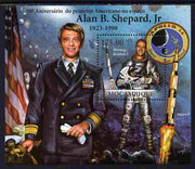 Mozambique 2011 Alan B Shepard - 50th Anniversary of First American in Space perf s/sheet unmounted mint Michel BL 457