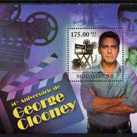 Mozambique 2011 50th Birth Anniversary of George Clooney perf s/sheet unmounted mint Michel BL 443