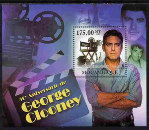 Mozambique 2011 50th Birth Anniversary of George Clooney perf s/sheet unmounted mint Michel BL 443