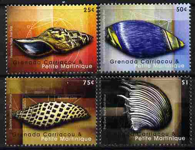Grenada - Grenadines 2009 Seashells perf set of 4 unmounted mint SG 3984-87