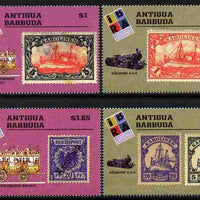 Antigua 1999 IBRA 99 Stamp Exhibition perf set of 4 unmounted mint SG 2894-97